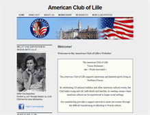 Tablet Screenshot of americanclublille.org